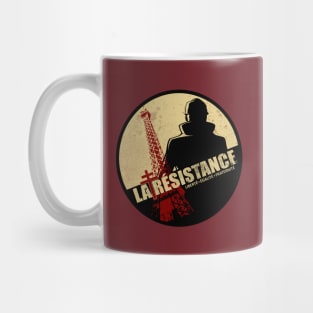 WW2 French Resistance - La Resistance (distressed) Mug